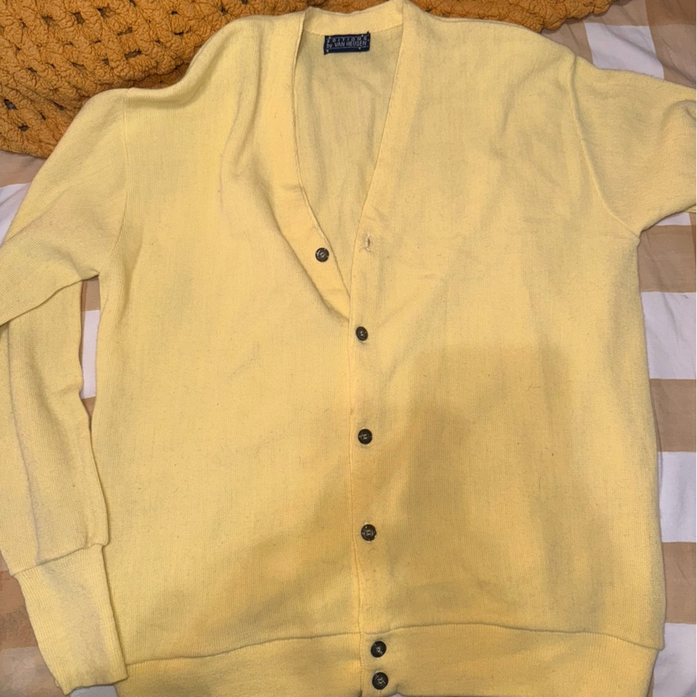 Van Heusen Yellow Women's Sweater